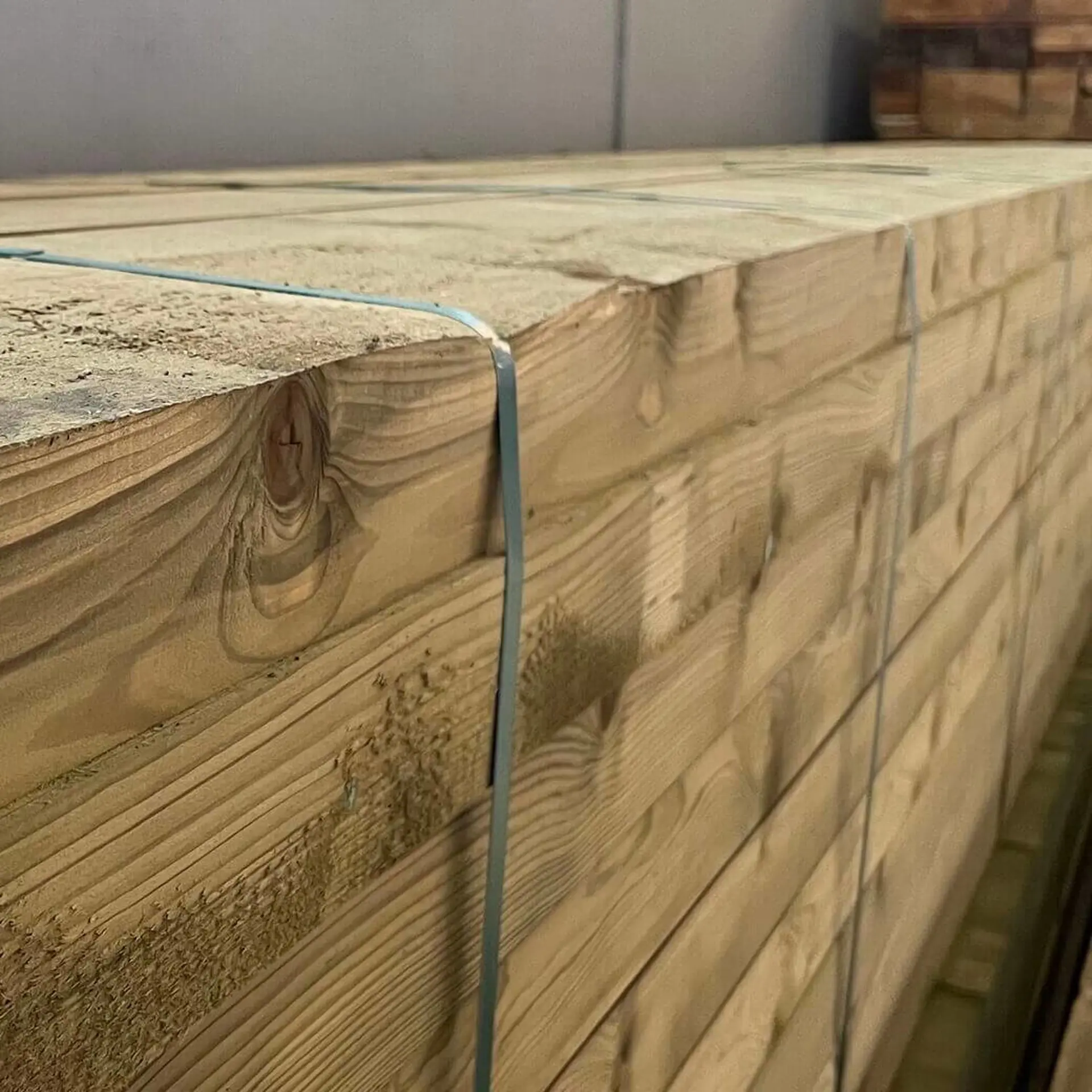 Pine Solid Beams Prepared - 80 x 240 x 7000