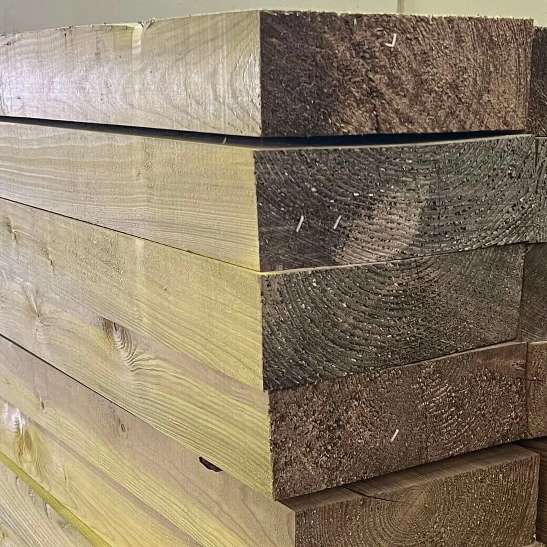 Pine Solid Beams Prepared - 80 x 240 x 7000