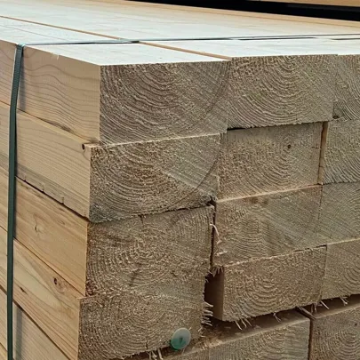 Solid spruce beams, planed - 80x160x7000