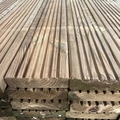 Treated Green Pine Decks - 28 x 120 x 4800