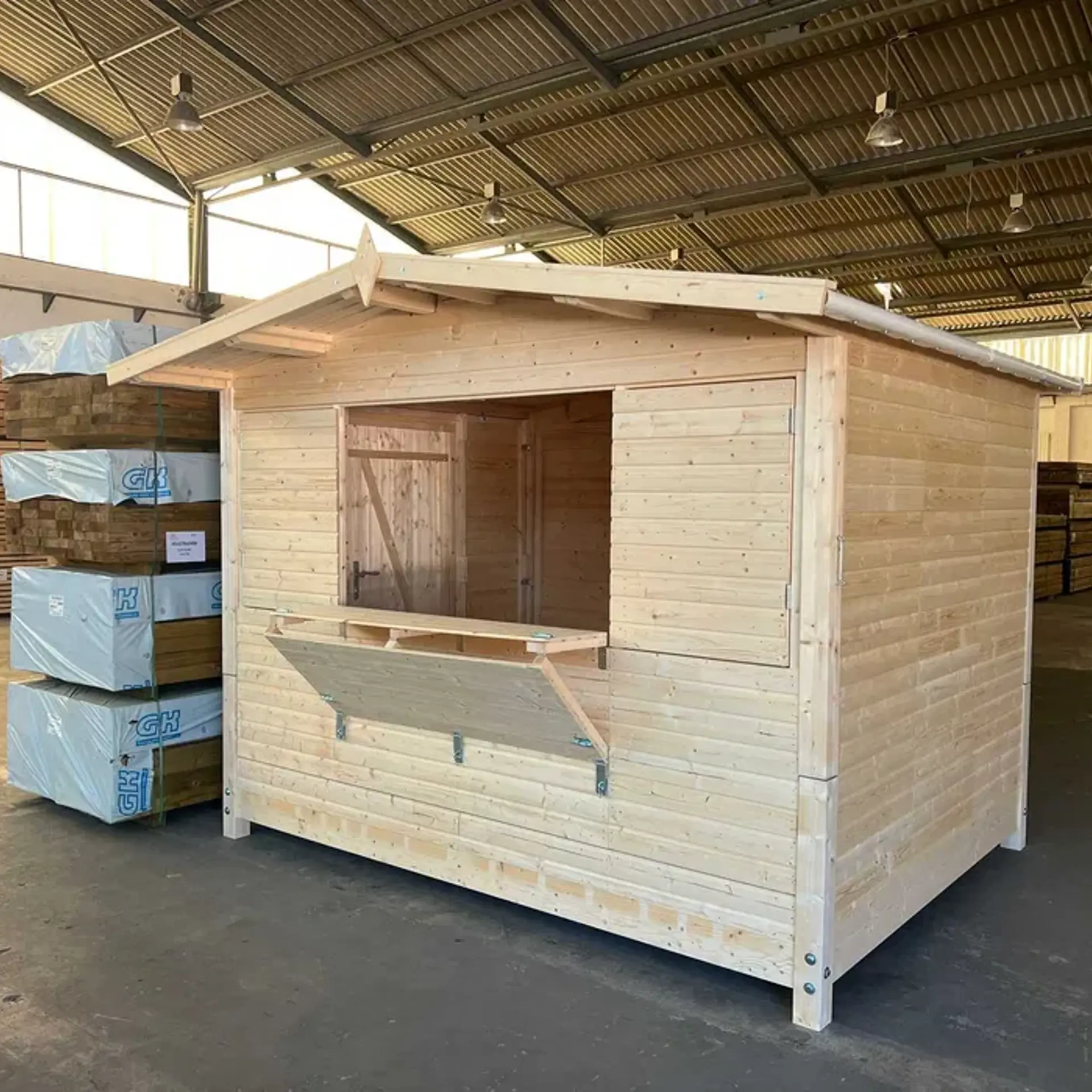 Wooden Kiosk - Foldable 6,2m²