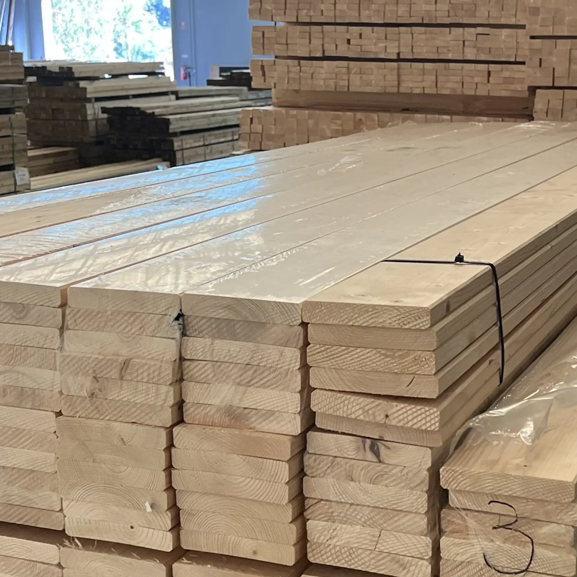 Planed spruce boards - 21x120x2400