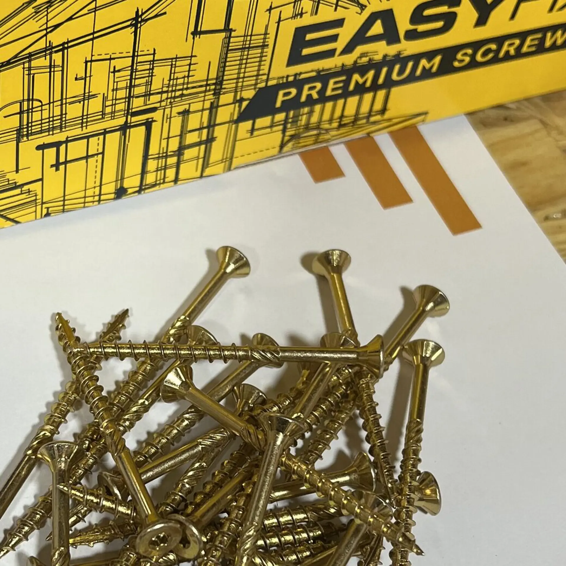 EASYFIX Wood Screws - 500 un - 5 x 40