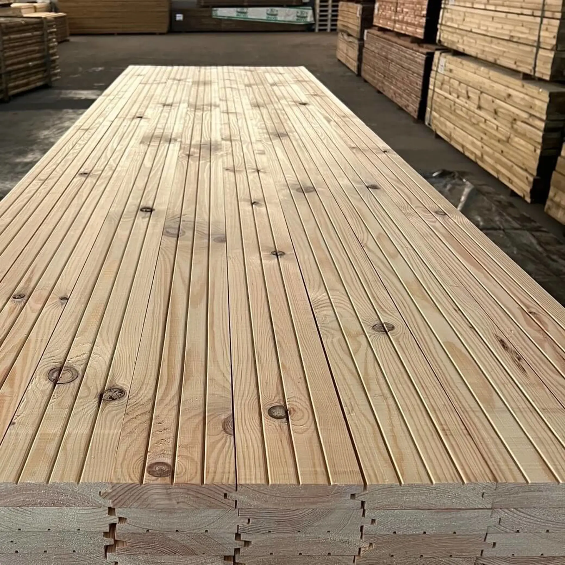 Pine Floorboard Prepared - 28 x 120 x 3600