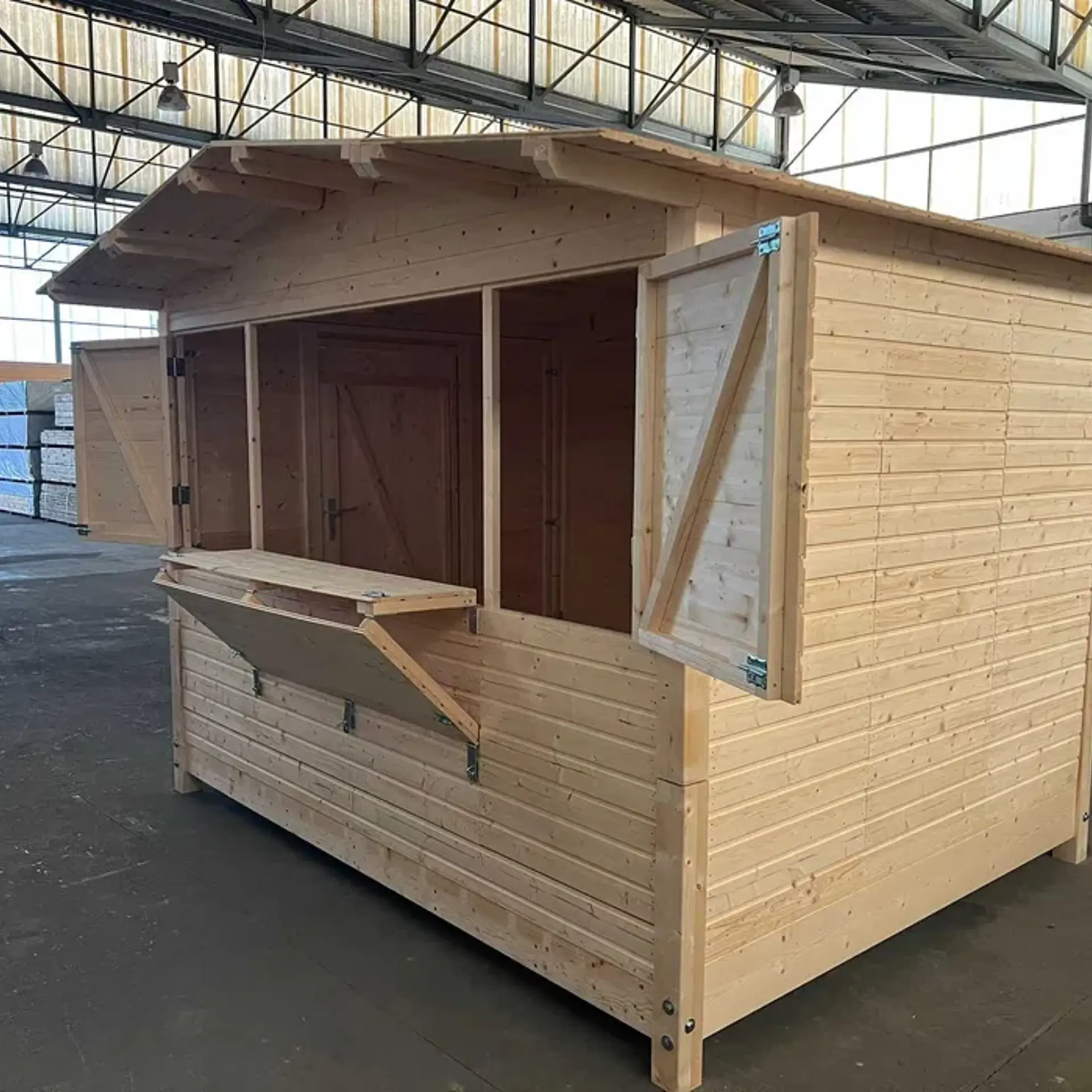 Wooden Kiosk - Foldable 6,2m²
