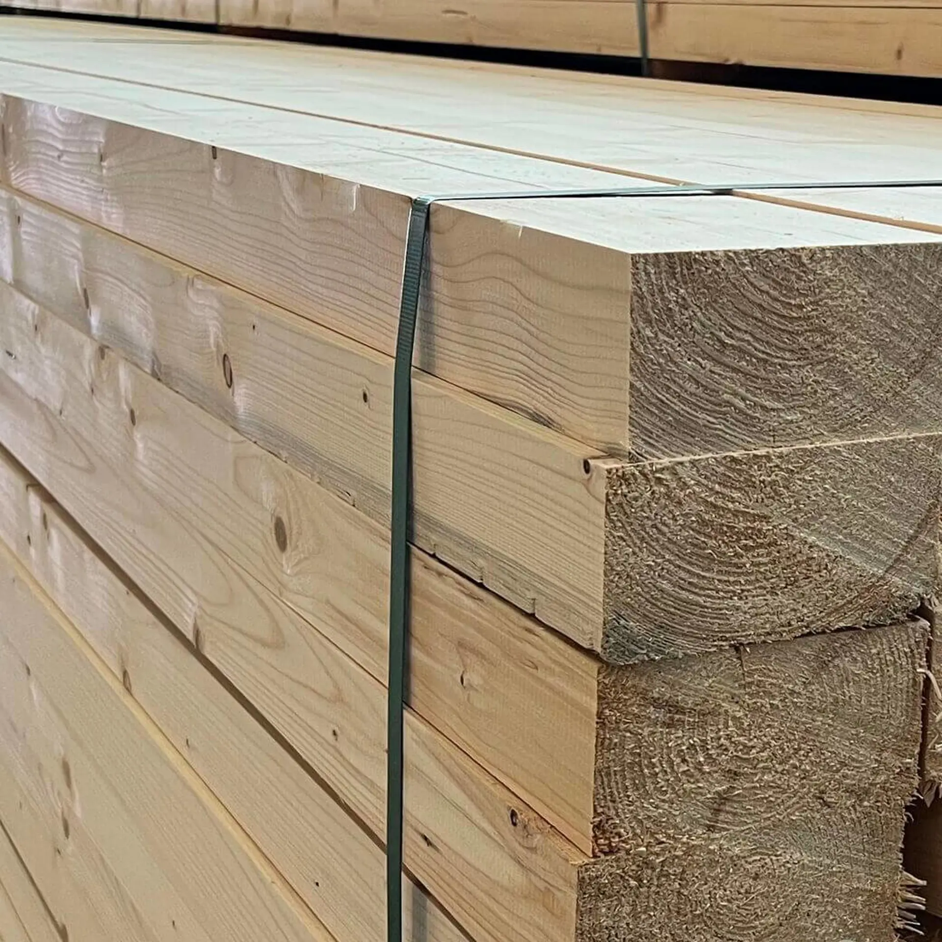 Spruce Solid Beams Prepared - 80 x 240 x 6000