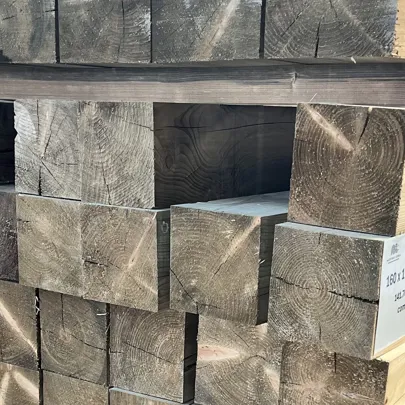 Solid pine beams, planed - 160x160x6000