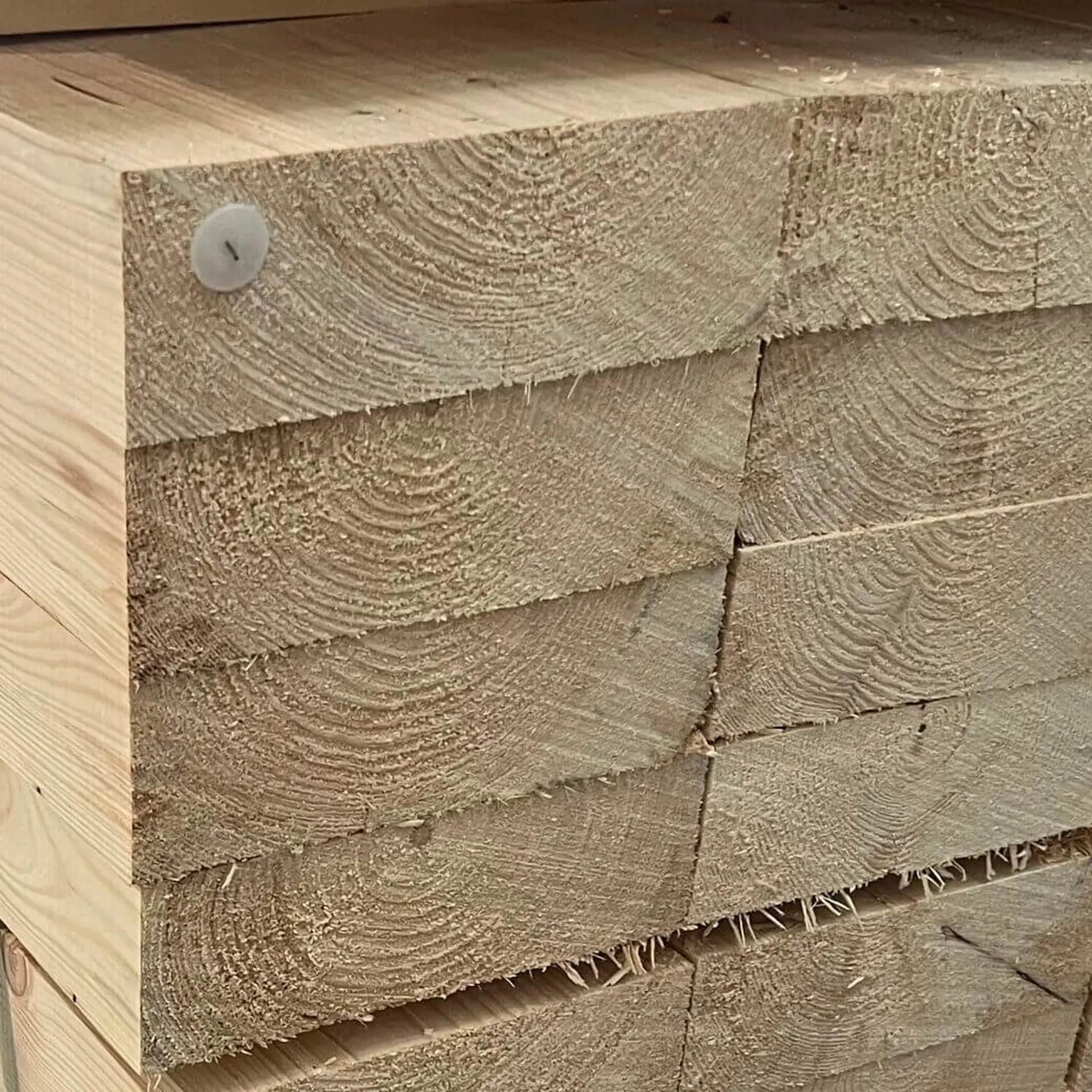 Spruce Solid Beams Prepared - 80 x 240 x 6000